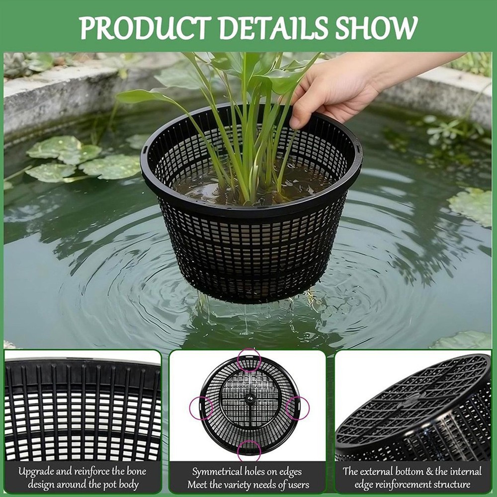 Net Pots for Hydroponics Heavy Duty Reusable Weather-Resistant