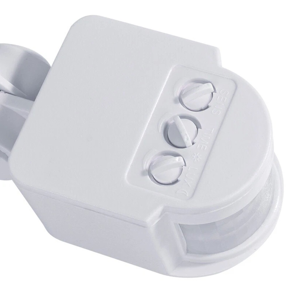 2pcs PIR Motion Sensor Switch For Ambient Light: 2LUX~2000LUX (Adjustable)