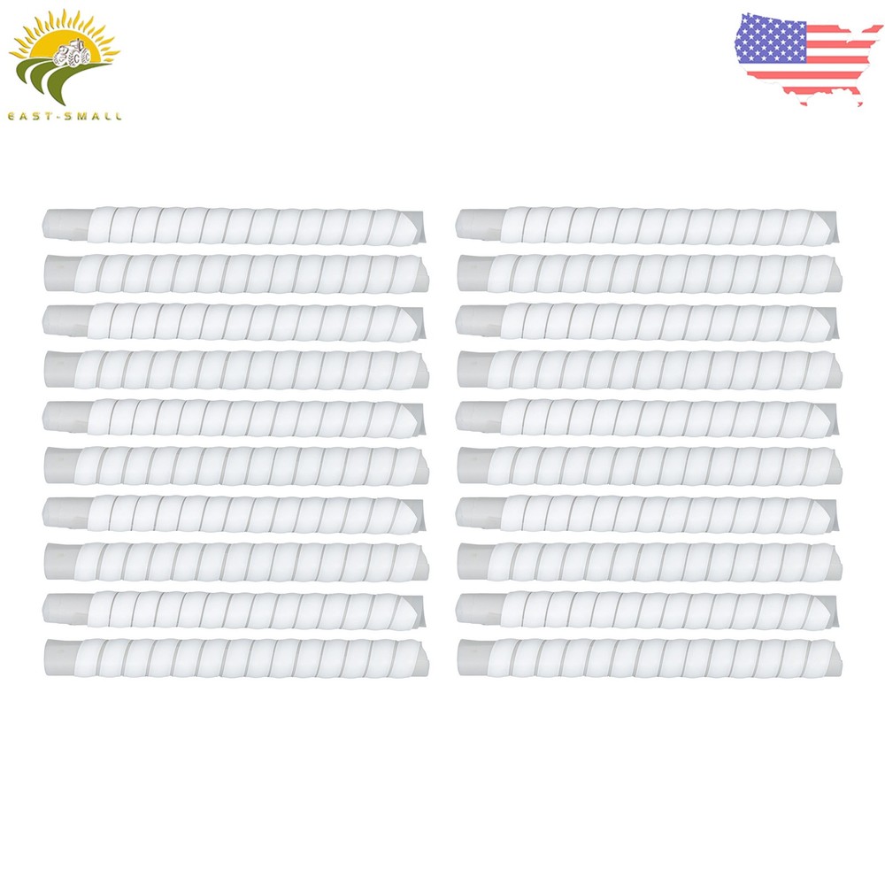 20 Pack Tree Trunk Protector Plastic Spiral Tree Guard Tree Trunk Protector