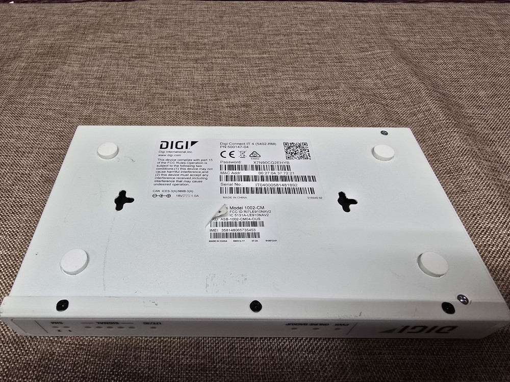 DIGI CONNECT IT 4 MODEM 5402-RM– Modem Only, No Cables, Tested,
