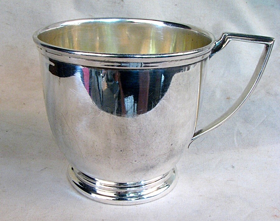 STERLING SILVER TEA COFFEE CUP *J.E. CALDWELL* c.1900