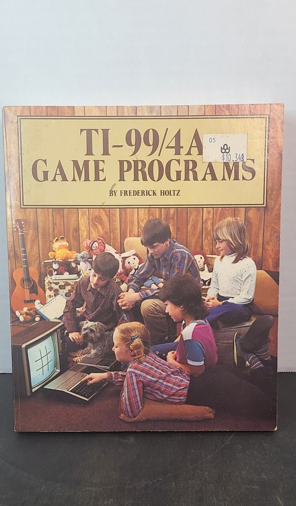 Vtg 1983 TI-99/4a GAME PROGRAMS Reference Book Manual HOLTZ PC Texas Instruments