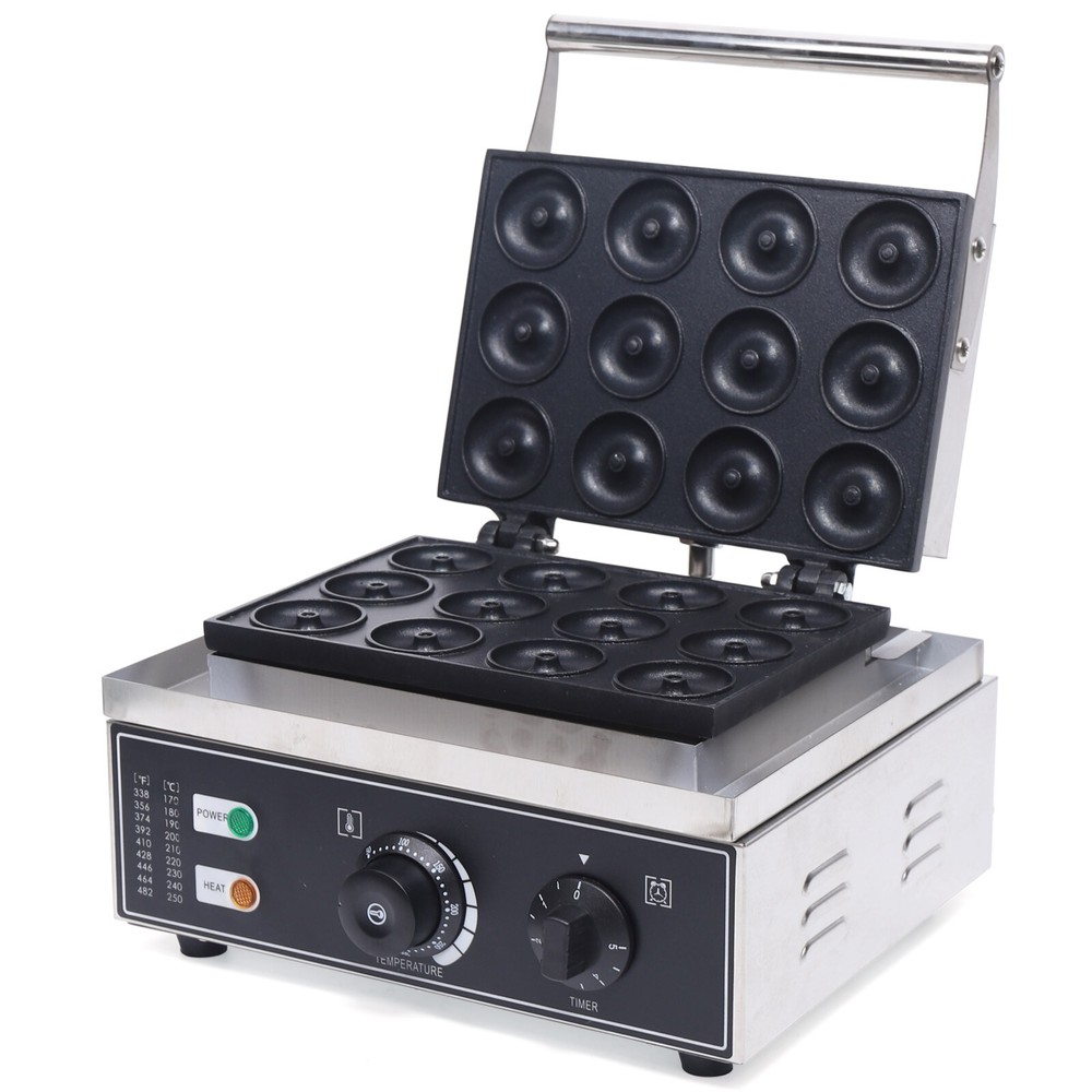 Commercial Donut Maker Baker Electric Ring Doughnuts Making Machine Nonstick USA