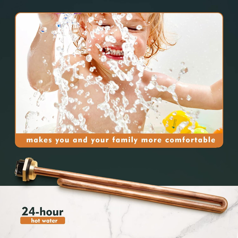 HE 90240 Heating Element, Replacement for Ecosmart ECO 18 27 36, 9KW 240V Water