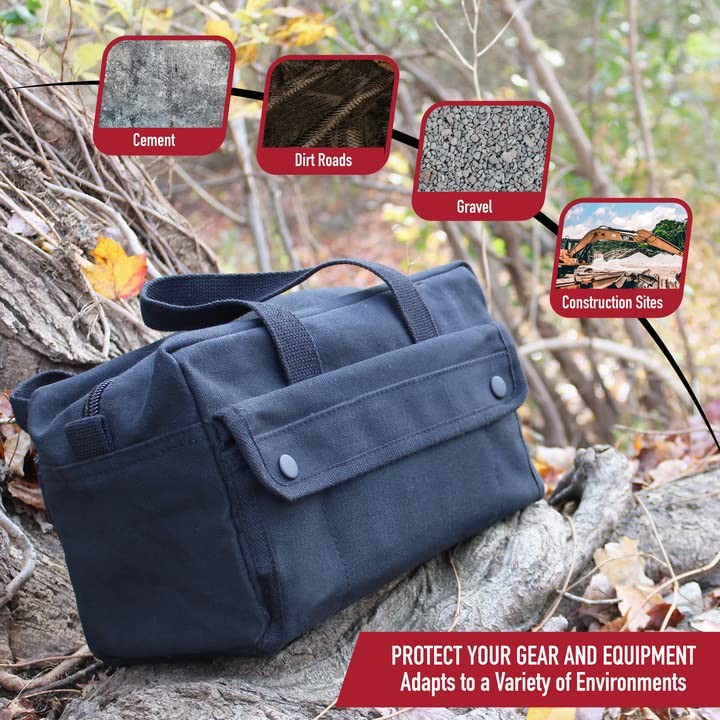 Heavy Duty Portable Tool Box Bag With Multiple Pockets For Home Improvement