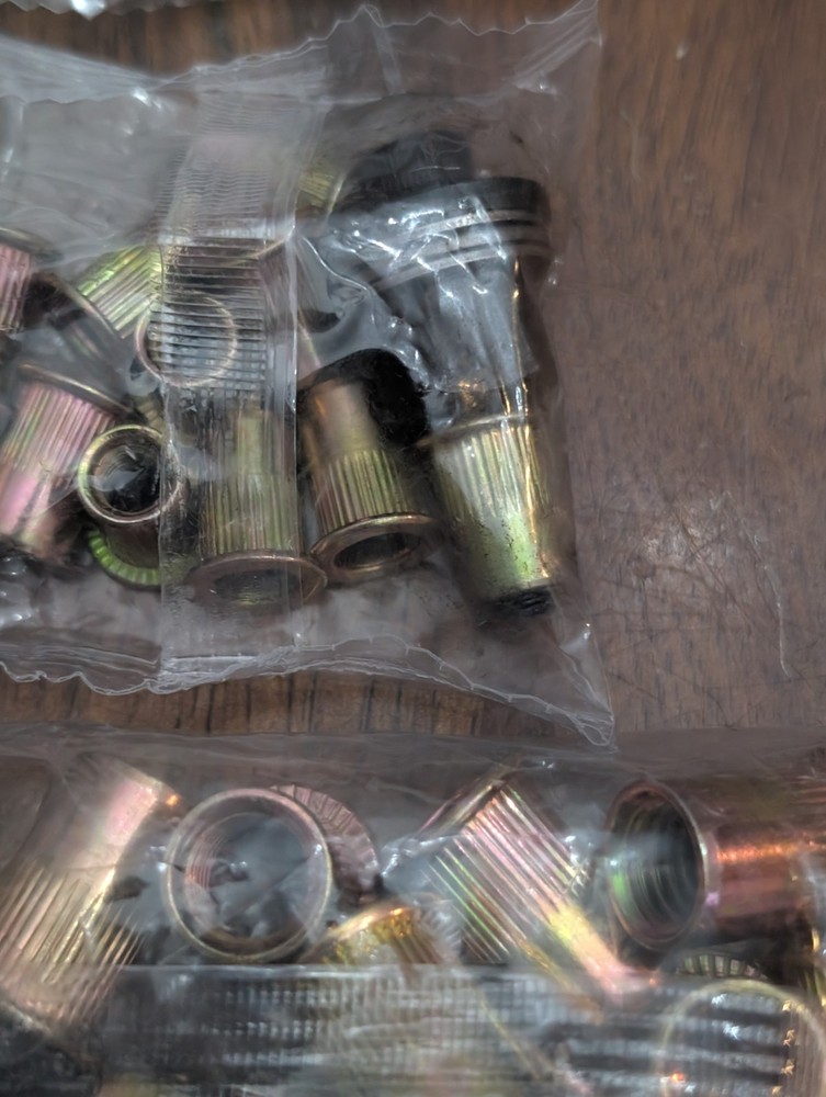 Rivnut Nutsert Installation Tool Drill Adapter Rivet Nut Setter w Hardware Lot