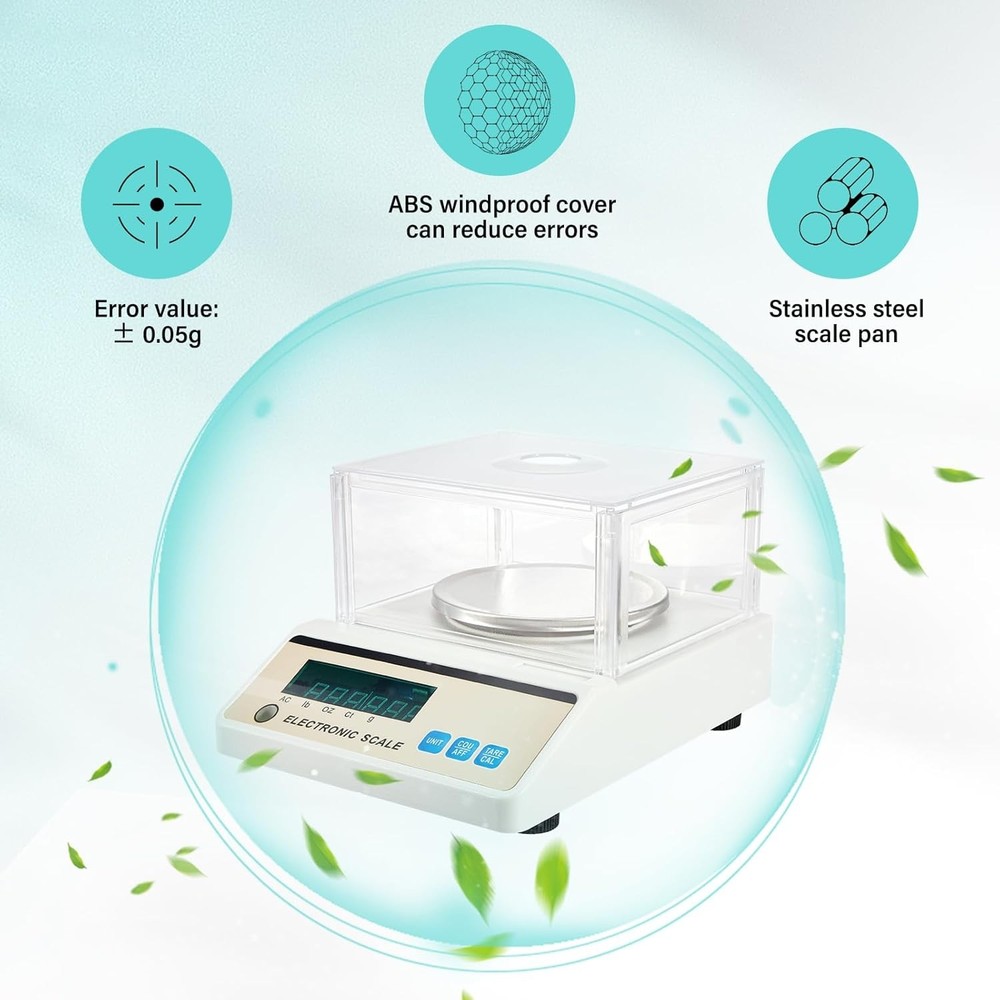 Lab Scale 3000g x 0.01g High Precision Electronic Analytical Balance Sensitive