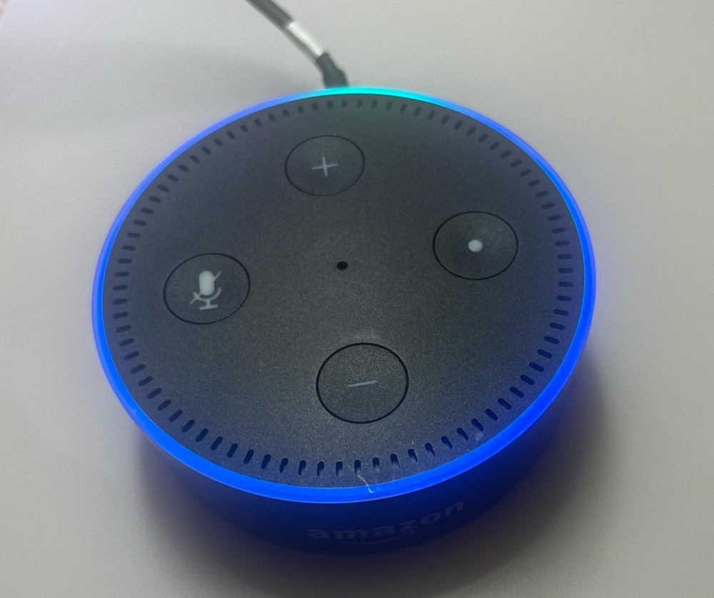 Amazon Echo Dot (2nd gen) Smart Speaker with Alexa, Model RS03QR – Black