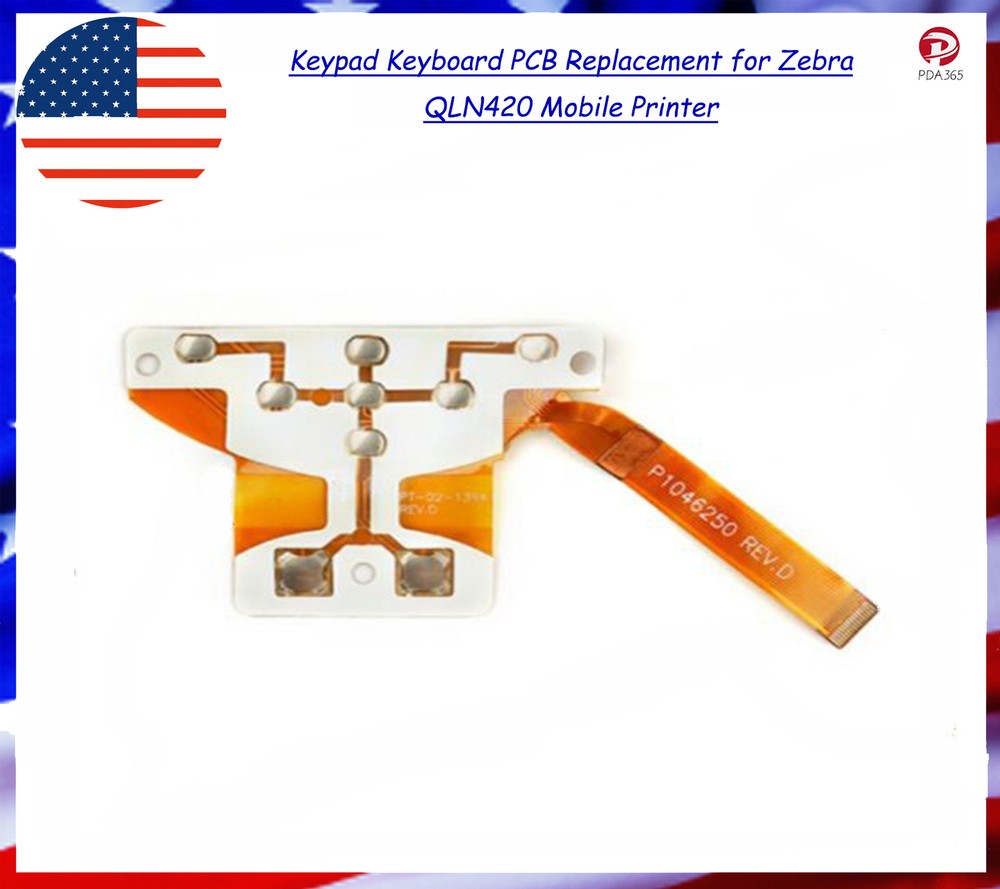Keypad Keyboard PCB Replacement for Zebra QLN420 Mobile Printer