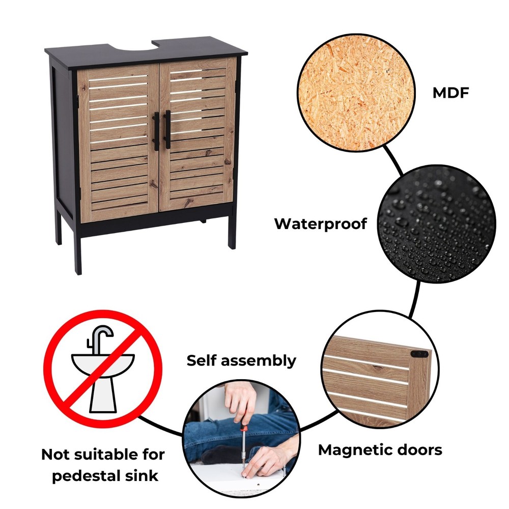 Bathroom Storage Cabinets - Bergen Collection