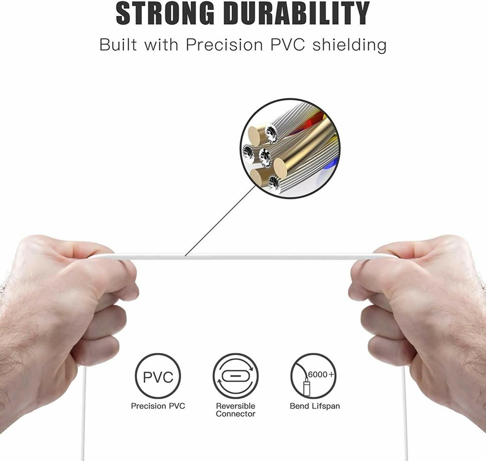 20W Type C Fast Charger Adapter Block USB C Charging Cable For Android Samsung