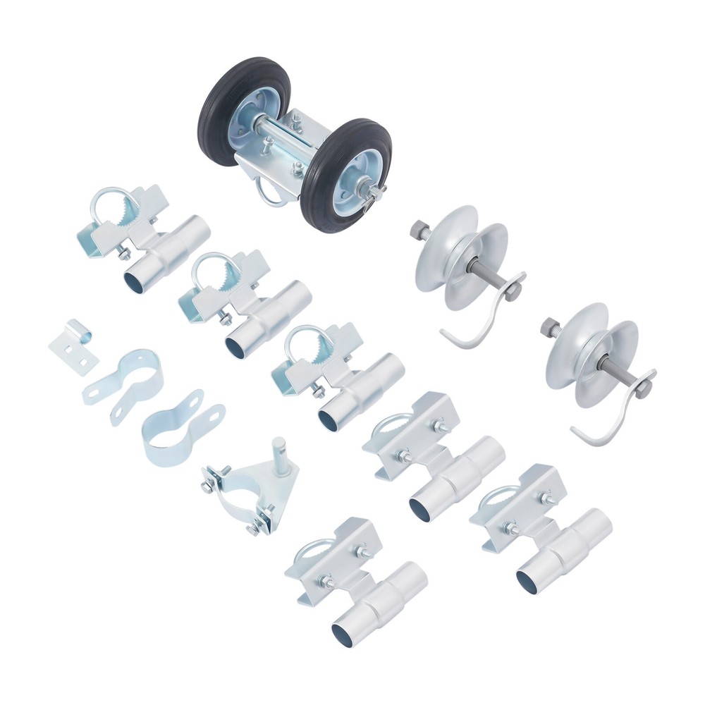 600 Lbs Load Bearing Gate Roller Kit，Rolling Gate Hardware Set for Driveway