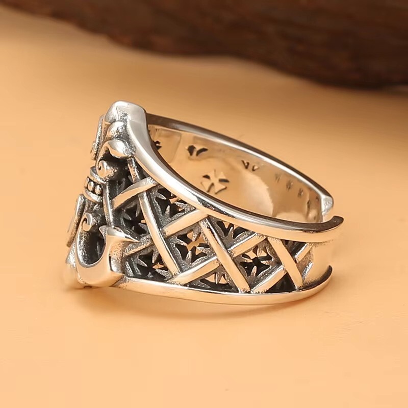 Vintage Wind Anchor Mechanical Adjustable Ring