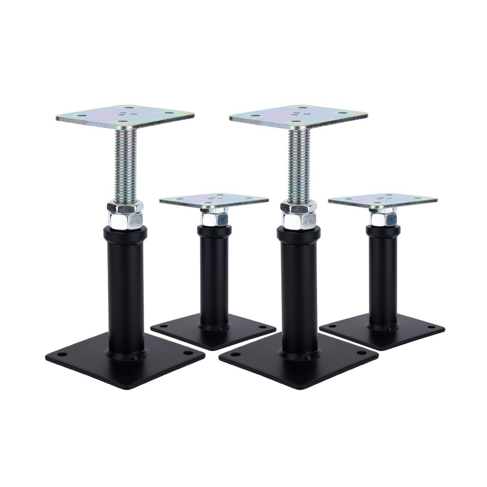 2 Pack Adjustable Floor Jack Post, 6’’-9’’ Height Range,