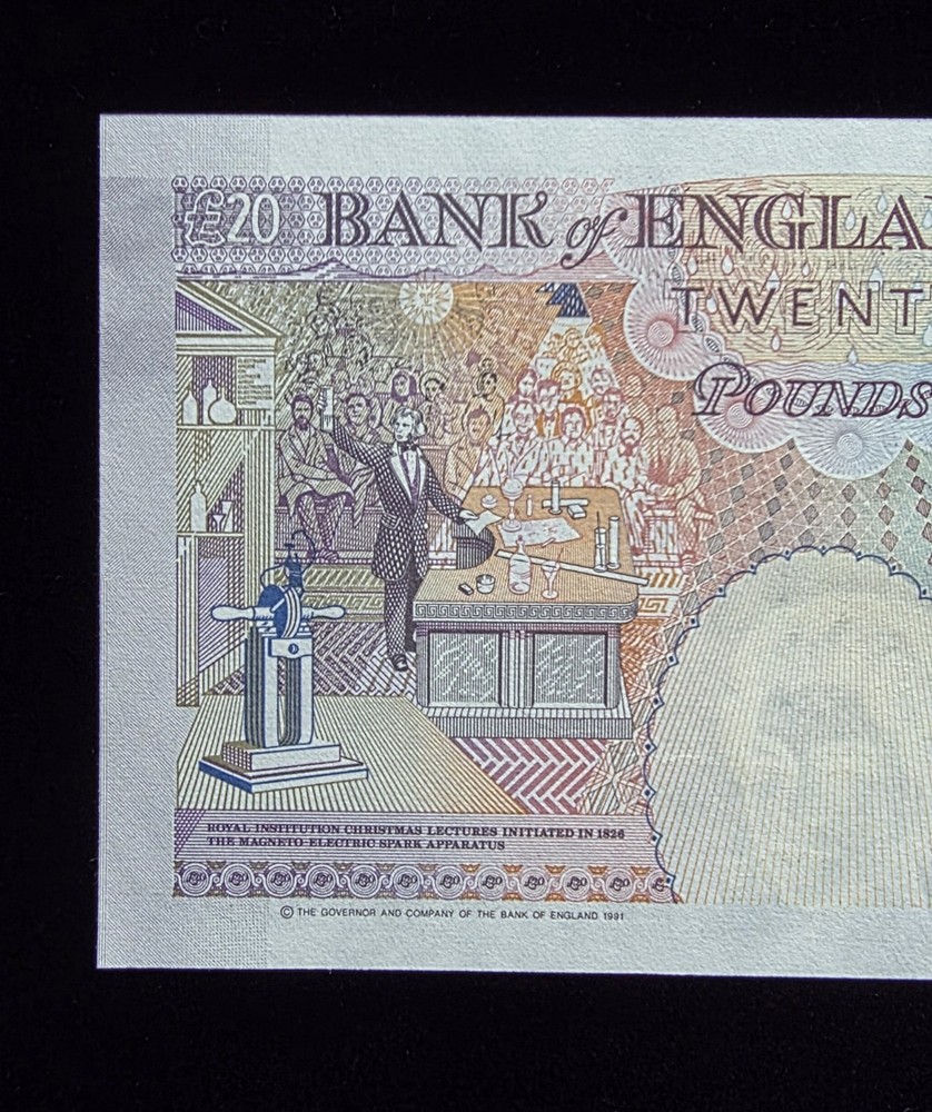 UNC First Run E01 £20 Twenty Pound Kentfield Banknote