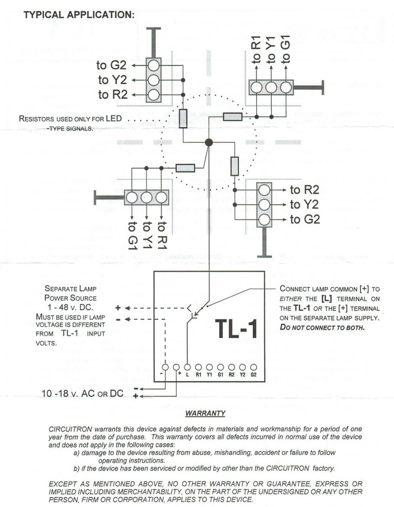 Circuitron all scales #5820 TL-1 Traffic Light Controller - More Below