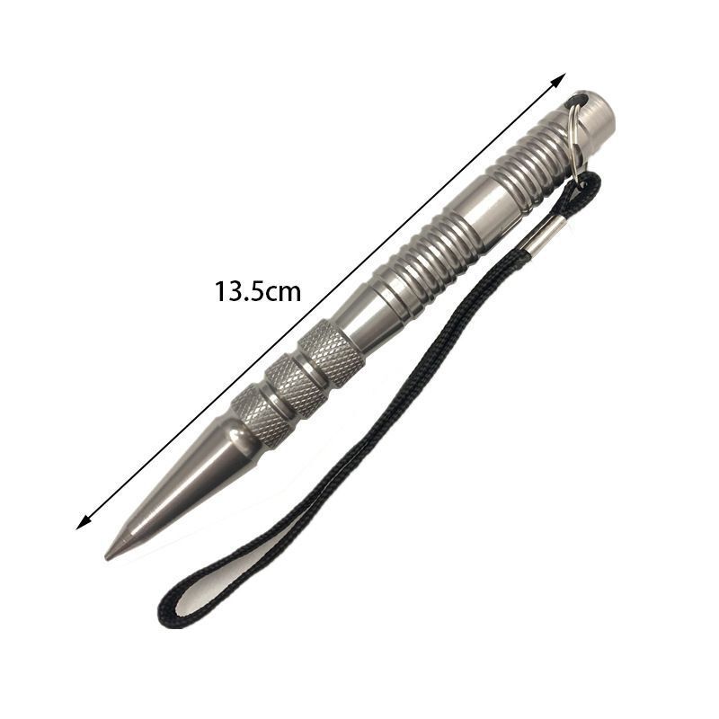 Grey Black T-Type Pen Dual-Use Tactical Pen Window Broken Survival EDC Tools