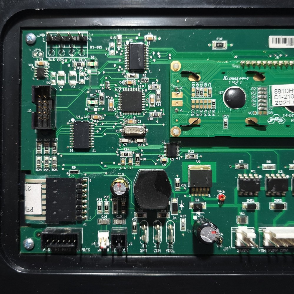 Pentair UltraTemp Heat Pump Control Board Panel Assembly 473711 - Working