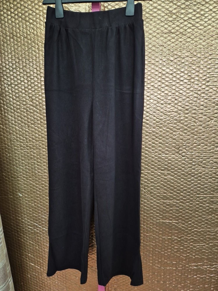 Size M Medium Black Soft Touch Joggers Jogging Bottoms (925/239)