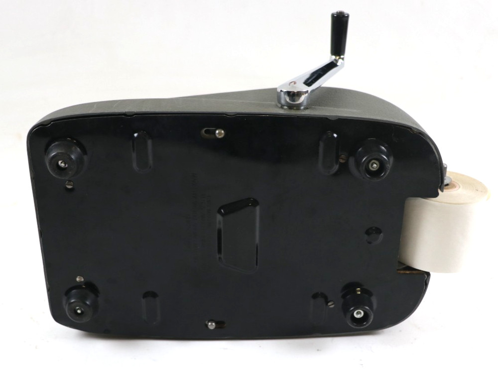 VINTAGE ADDING MACHINE HAND CRANK VICTOR 6 COLUMN