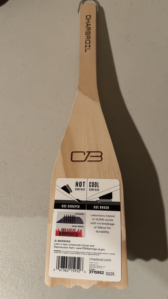 charbroil wood combo brush