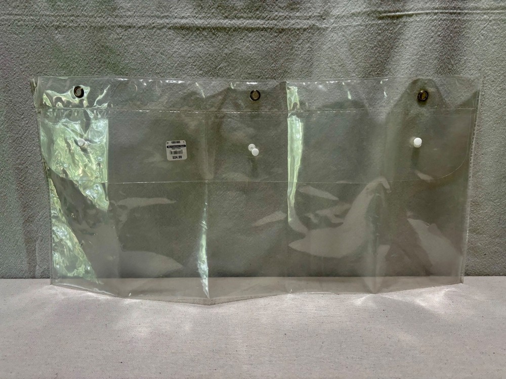 Container Store Clear Storage 10" by 23" Large Storage.