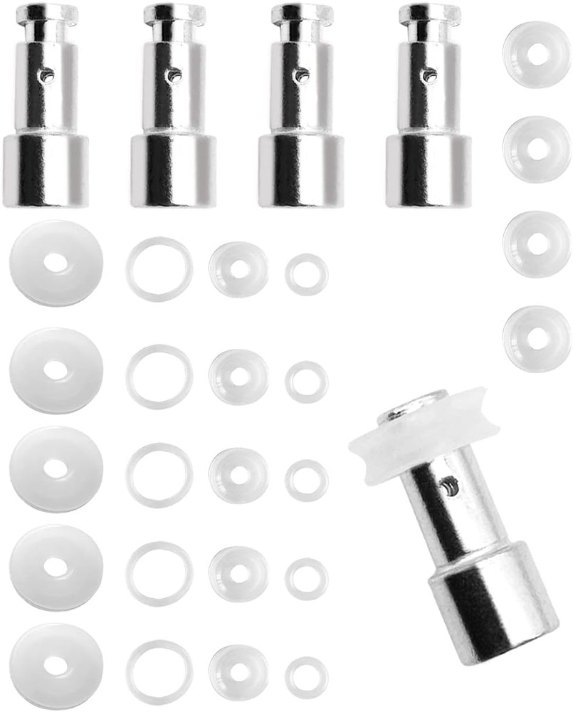 5 Pack Steam Valve Universal Replacement Floater + 5 Pack Silicone Sealer Pad...