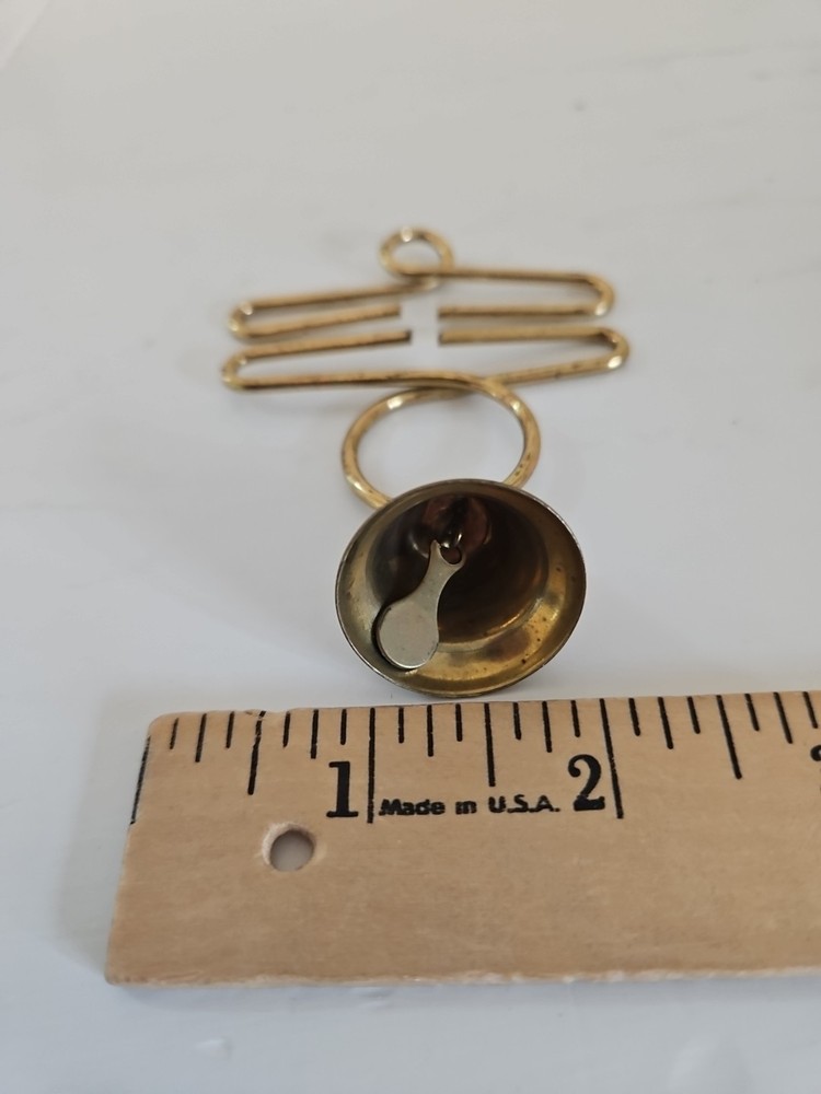 2-1/2" Brass Bellpull Hardware 2-Piece Split-Top Split-Bottom BELL DESIGN