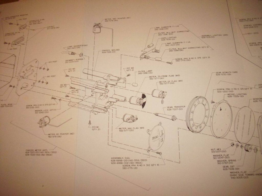 Collins IND 350A, 351A, 351D Install & Service Manual