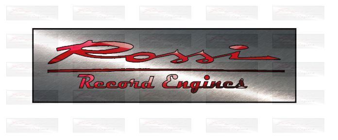 Rossi Engines Custom Graphics Decals RC Plane Airplane