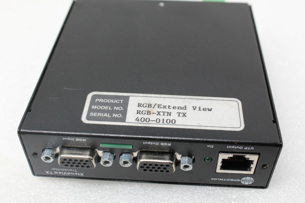 DGB SPECTRUM EXTEND VIEW MODEL RGB XTN-TX XTENDVIEW TX TRANSMITTER