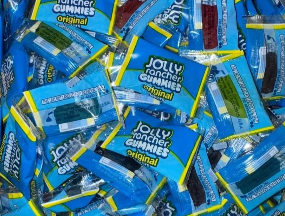 Jolly Rancher Gummies Assorted Fruit Flavored, Bulk Fun Size Candy (2 Pounds)