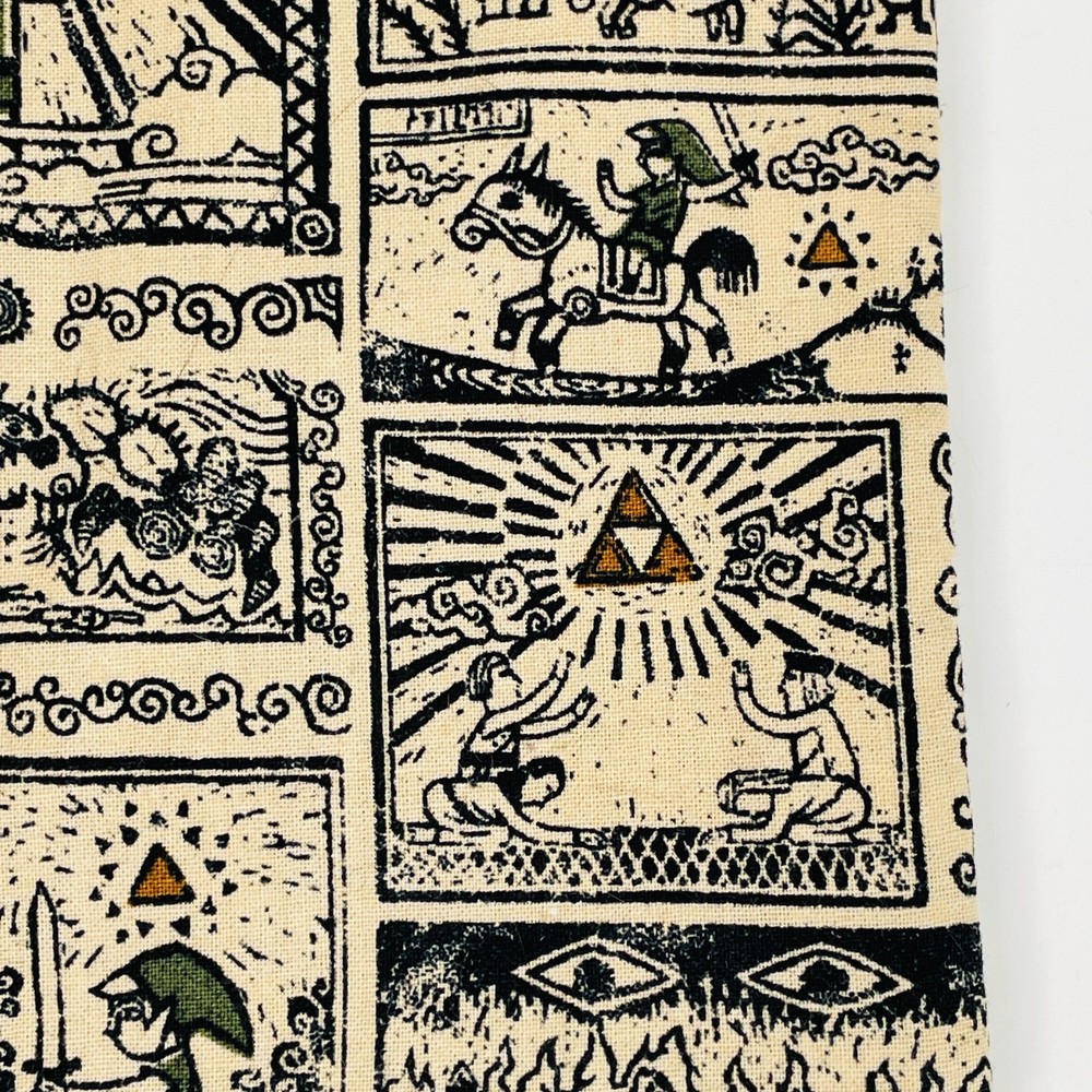 Zelda Link Fabric Drawstring Storage Bag Small 7.5"x5"