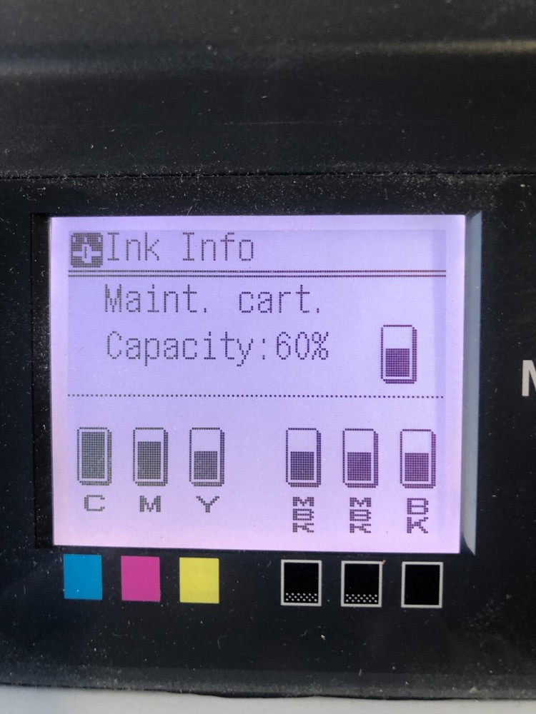 Canon imagePROGRAF iPF760 Plotter 36" Color Inkjet Large Format Printer w/inks