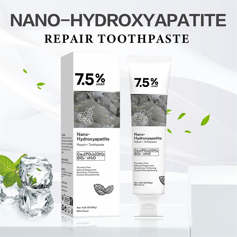 7.5% Hap Nano-Hydroxyapatite Toothpaste Remove Deep Clean For Sensitive Teeth US