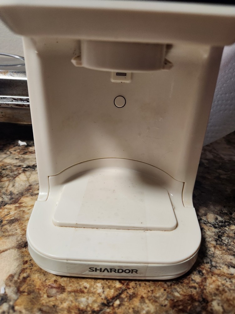 Shardor Conical Burr Coffee Grinder, Touchscreen Electronic Timer Espresso white