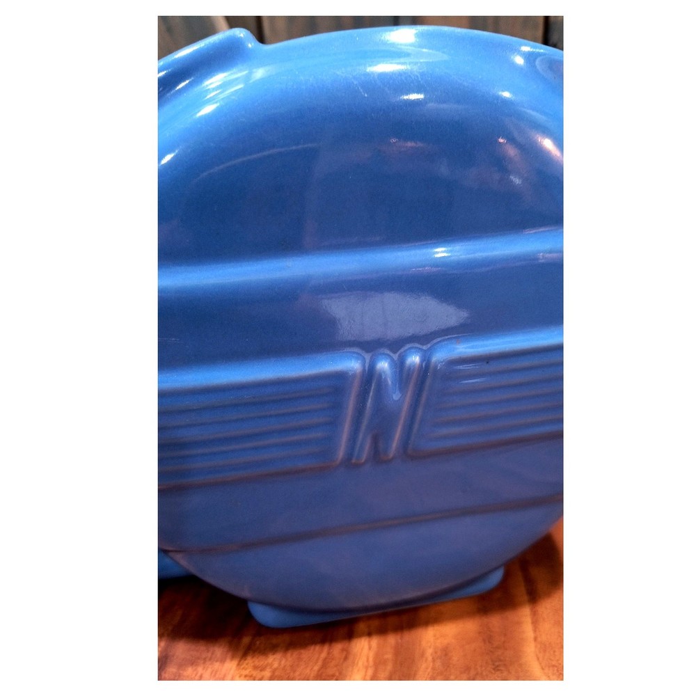 680 Norge Refrigerator Pitcher Blue Vintage