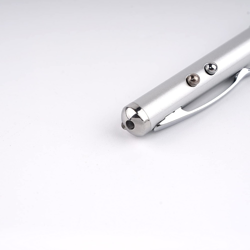 Metal Multi-Function Pen, Touch Screen Stylus, Flashlight with White Light, I...