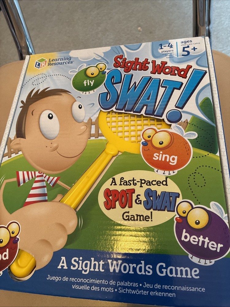 Learning Resources -Sight Word Swat -Fast Paced Game Educational New