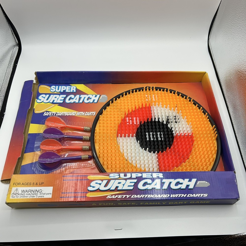 Super Sure Catch Saftey Dart Board Unopened
