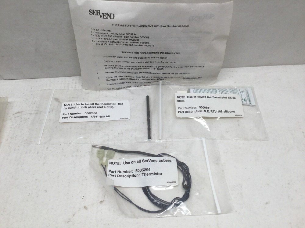 SERVEND 5005853 Thermistor Kit