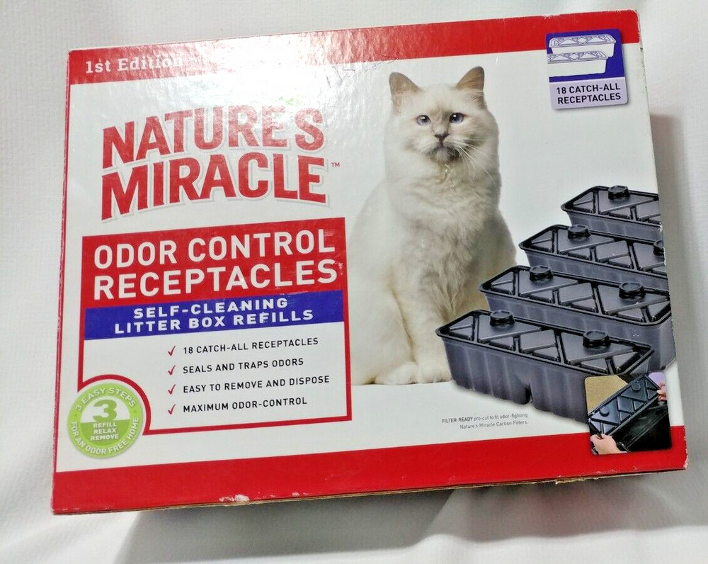 Nature’s Miracle Odor Control Receptacles First Gen 18 Count NOB