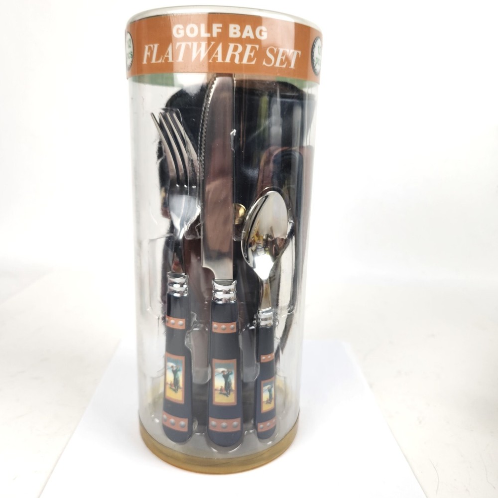 Sport Chef Golf Bag 12 Piece Flatware Set Blue