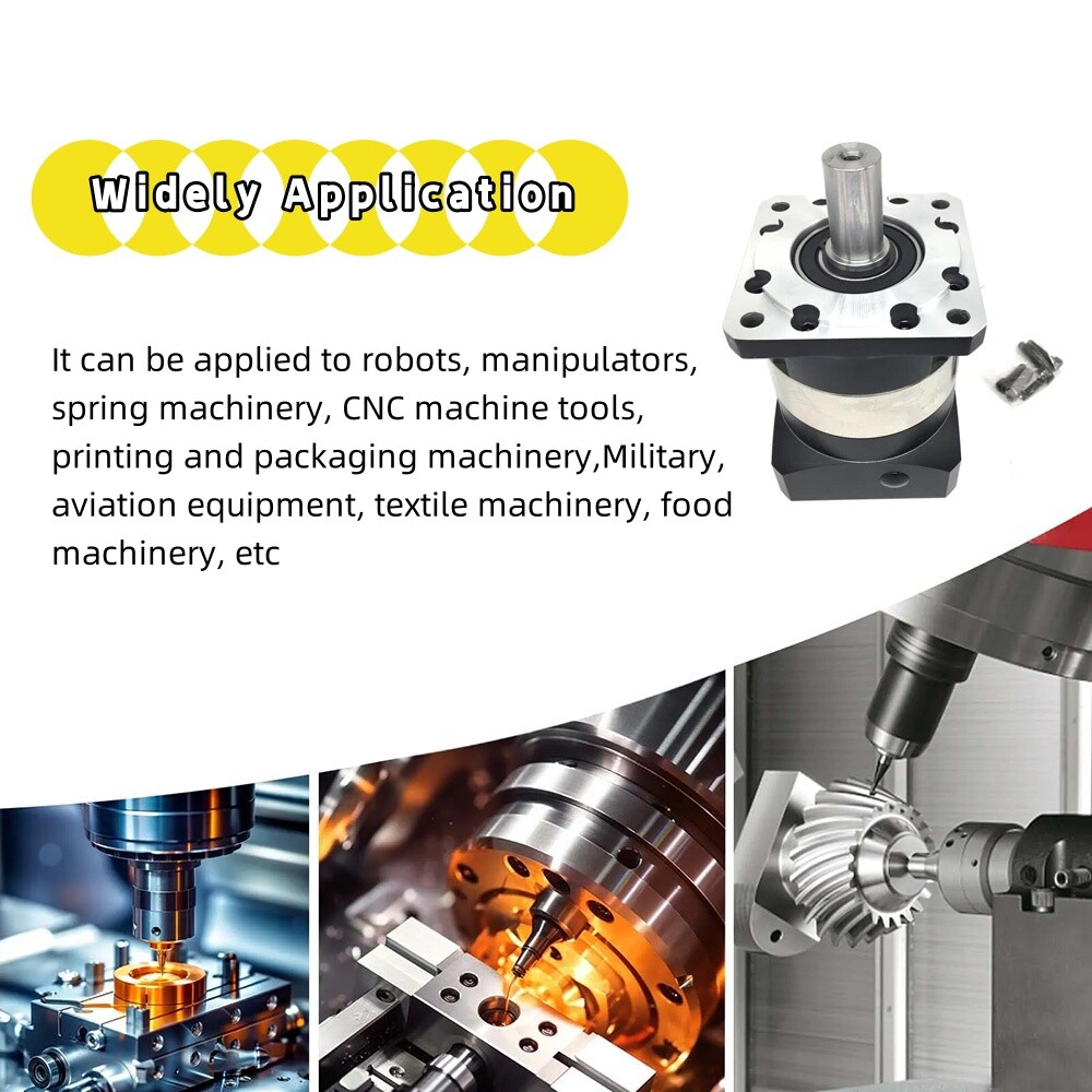 Precision Nema34 Planetary Gearbox Gear Head 7arc-min Speed Reducer14mm input