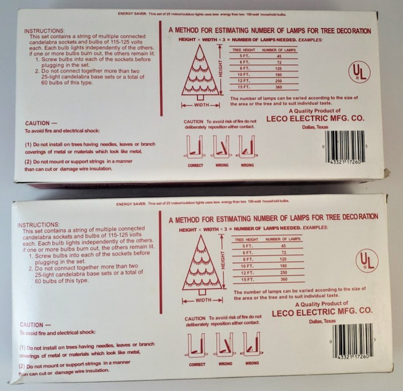 Ritz 25 Light Set Indoor/Outdoor (2 boxes)