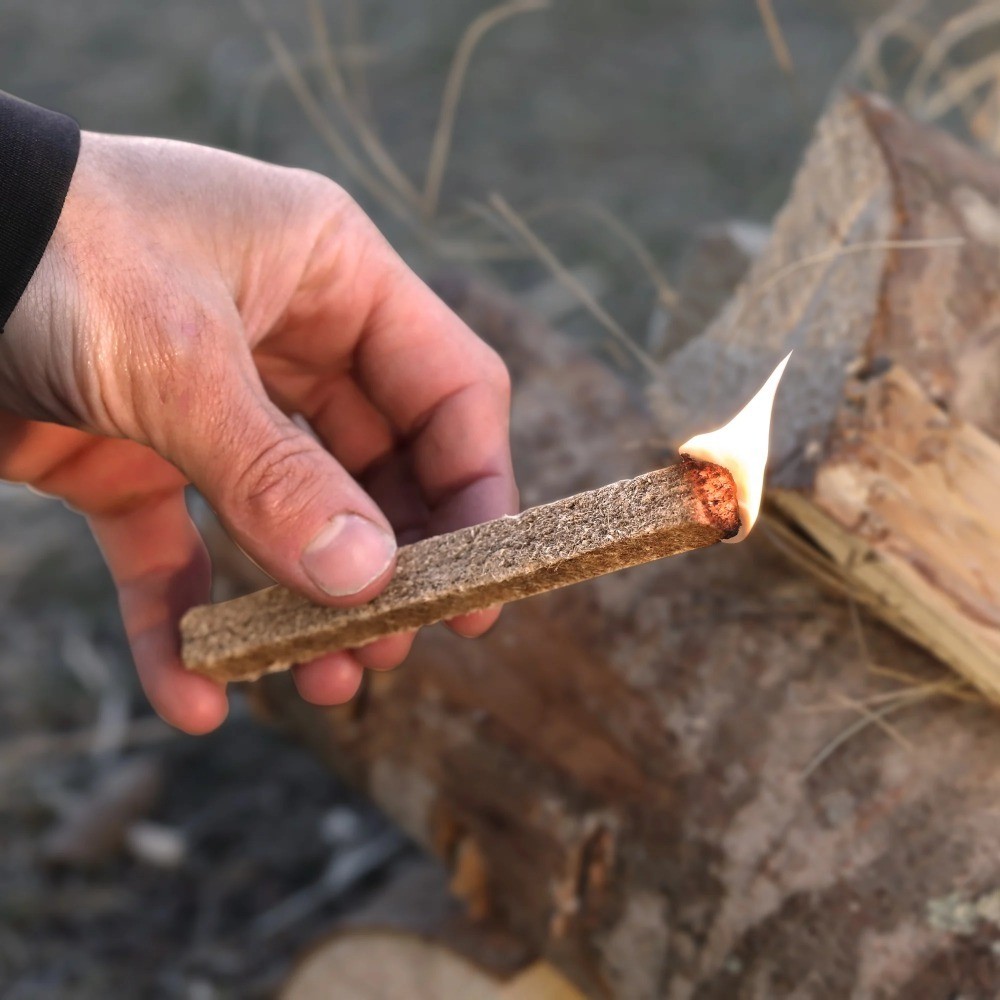 Waterproof Fire Sticks 12 Pack Fire Starters Non 9 Minute Burn Time