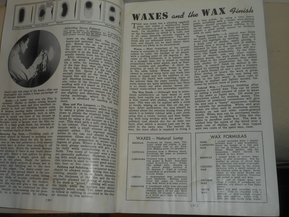 DELTA POWER TOOLS 1940 Delta Craft Handbook Practical Finishing Methods No. 4543
