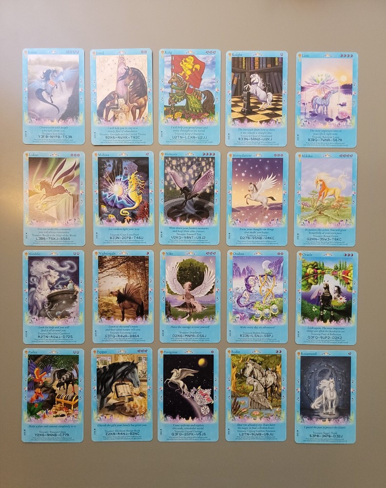 Bella Sara TREASURES Complete Non-Foil Set 1-55 with Checklists