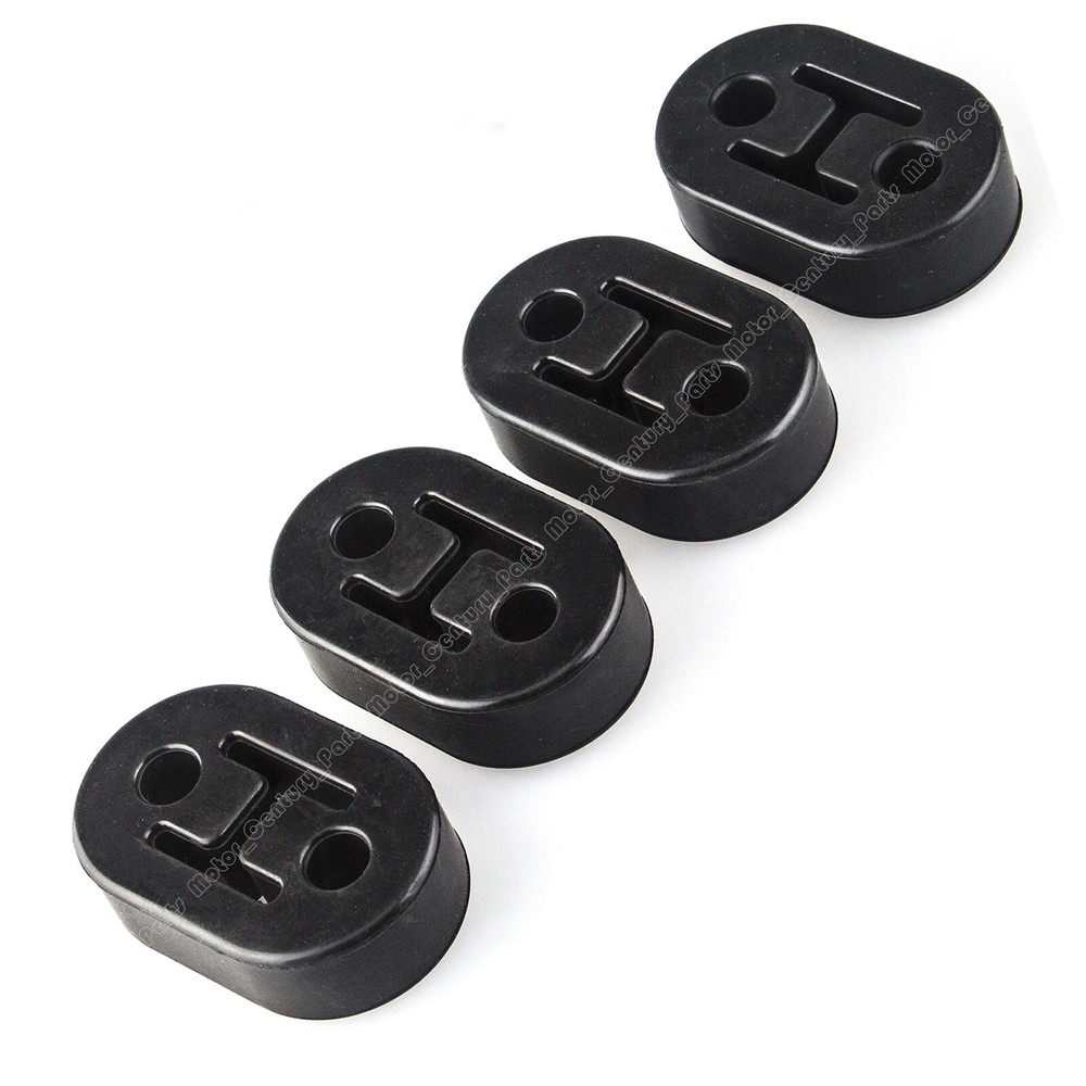 4PACK Heavy Duty Rubber Exhaust Tail Pipe Mount Bracket Hanger Bushing Insulator