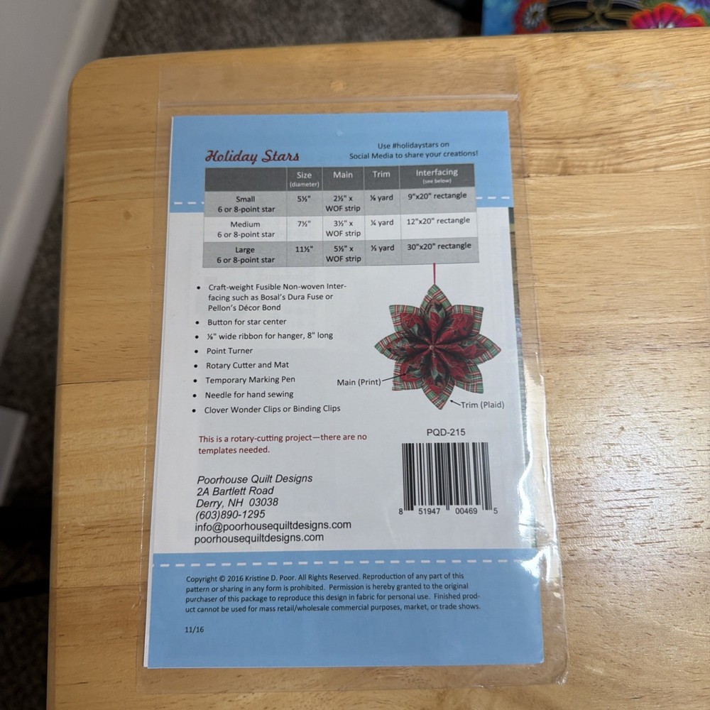 Holiday Stars Pattern